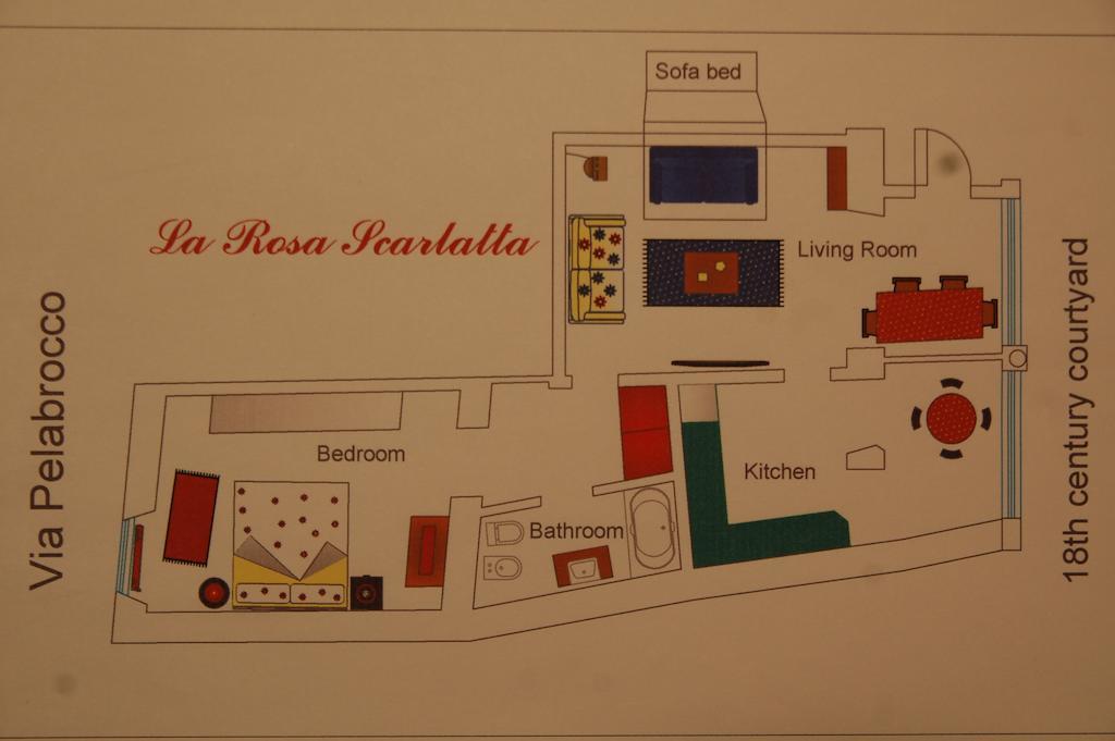 Appartement La Rosa Scarlatta à Bergame Chambre photo